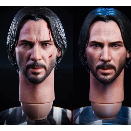 Hot 1/6 PVC Male NRtoys NR21 Chino Reeves Head Sculpt Model For 12 inches HT Figure Body