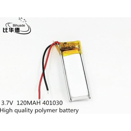 Li-Po Bluetooth headset Bluetooth cell battery 401030 401230 3.7V 120MAH lithium polymer battery Battery MP3 Wholesale