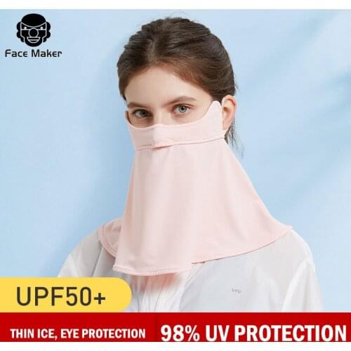 Outdoor Cycling Face Mask Chiffon Scarves Sun Protection Women Mouth Cover Breathable Hiking Riding Mask Scarf Bandana Summer