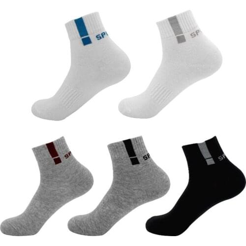 5 Pairs High Quality Men Socks Breathable Riding Bicycle Classic Business Mens Socks Summer Winter Thermal Short Sock Meias Sox