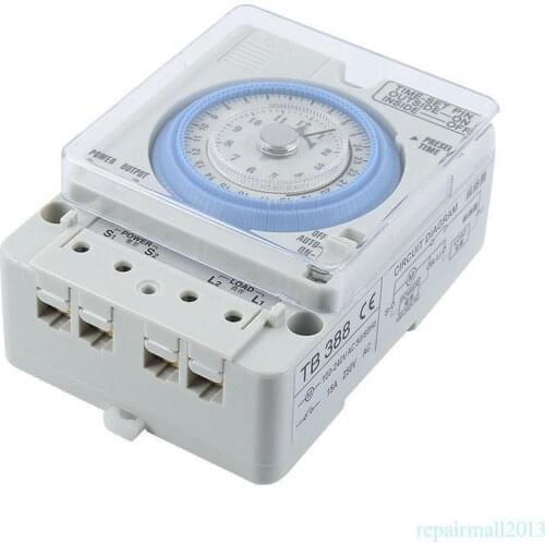 New TB-388 Rectangle 15 minutes / 96 times Switch Timer Without Battery