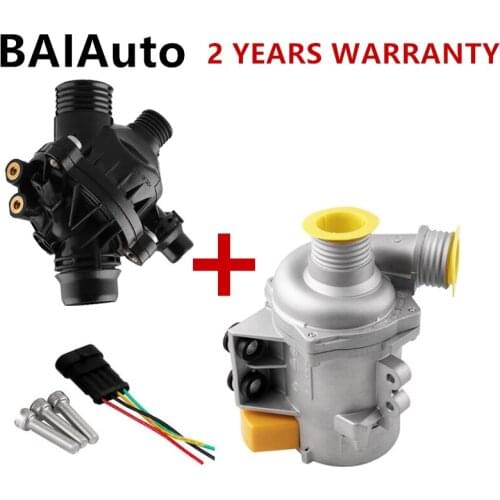 OEM Electric Coolant Water Pump+Thermostat Part For BMW 335i 135i 135is 335is 535i 335d 740i X3 X5 X6 Z4 11517632426 11537549476