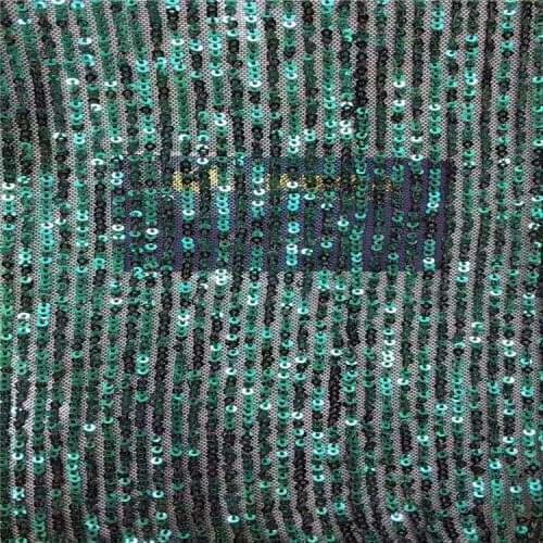 Mesh Bottom Bright Color Sequin Embroidered Fabric Womens and Childrens Clothing Skirt Wedding Dress Embroidery Fabrics