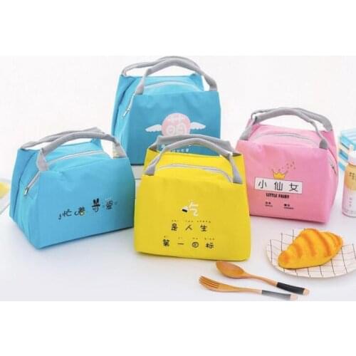 Lunch Bag Cartoon Cute Thermal Insulated Lunch Box Tote Container Picnic Bag Milk Bottle Pouch LX1823