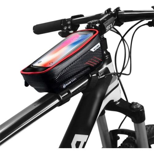 6.2 Inch Bicycle Bag Waterproof Front Bike Cycling Bag Mobile Phone Bicycle Top Tube Handlebar Bags Mountain Cycling Accessories