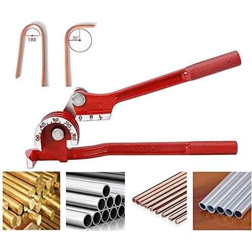 Three-in-one Manual Pipe Bender Tube Bending Machine 180 Degree Metric 6mm/8mm/10mm Tubing Bender Pipe Bending Machine