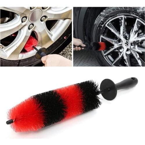 Lengthen Car Clean Accessories 43cm Car Wash Brush Car Truck Motor Engine Grille Wheel Wash Brush Car Cleaning Tool