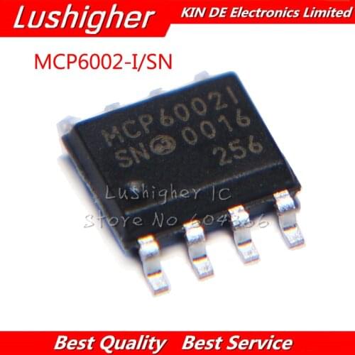 10PCS MCP6002-I/SN SOP8 MCP6002-I SOP MCP6002 SMD New Original IC