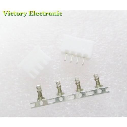 20PCS/LOT XH2.54 Connector Kits 2.54mm Pin Header + 4P Terminal + Housing XH2.54-4P Wholesale