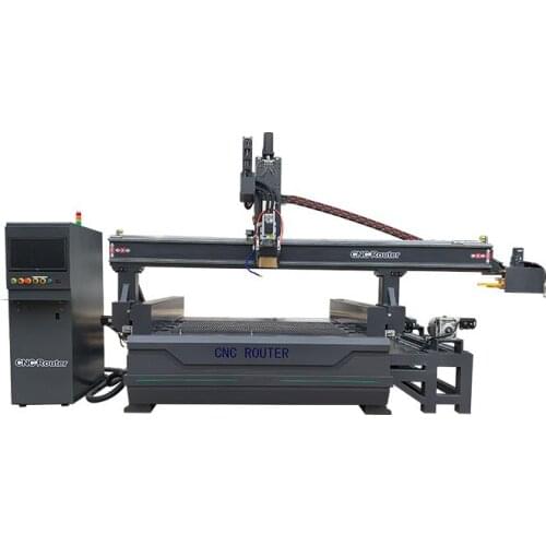 2021 hot sale ATC CNC router Automatic tool sensor 4-axis rotary axis vane vacuum pump