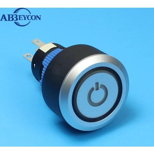 2240 IP67 22mm PA66 pin pe push button switch plastic 22mm switch