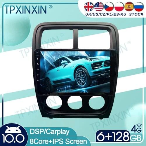 For Dodge Caliber 2010 2011 Android 10 Car Stereo Car Radio with Screen Tesla Radio Player Car GPS Navigation Head Unit