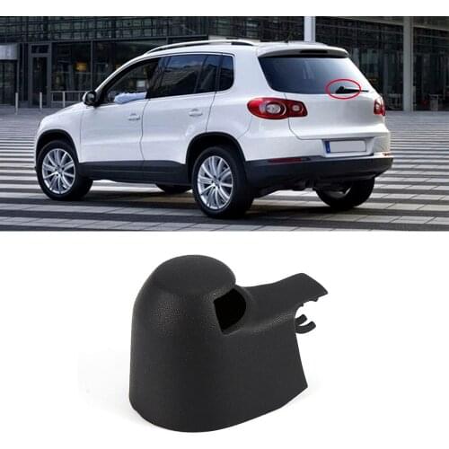 HLEST Car Auto Styling Accessories Repair Part For Volkswagen Tiguan 2007-2017 Rear Windshield Wiper Arm Nut Cover Cap Plastic
