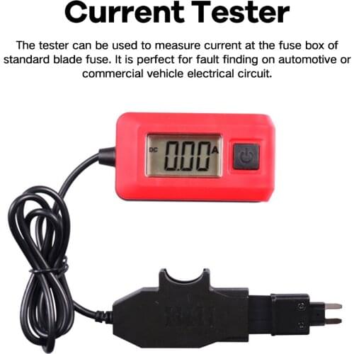 12-Voltage Car Current Tester Multimeter Car Repairing Tool Fuse Current Meter Automotive Diagnostic Machine