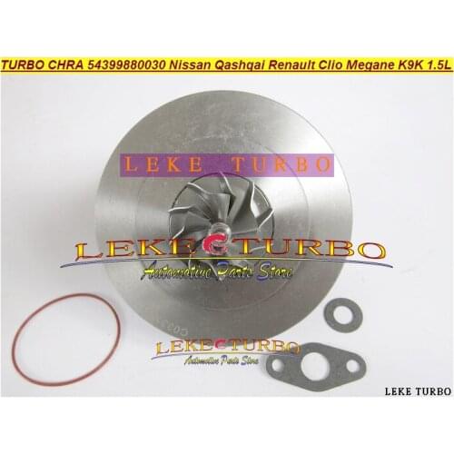 Free Ship TURBO Cartridge CHRA 54399880030 54399700030 Turbocharger For Nissan Qashqai For Renault Clio 3 Megane 2 Scenic 2 1.5L