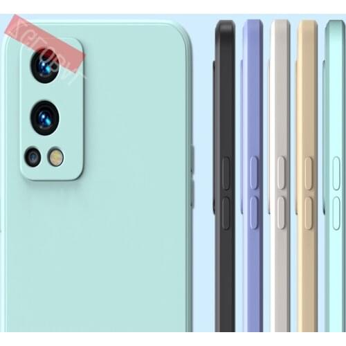 For Oneplus Nord 2 Case Soft Liquid Silicone Cover For Nord2 5G Phone Shell