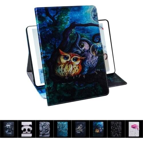 Lion Panda Tiger PU Leather Flip Case For Apple iPad Mini 5 4 3 2 1 tablet Cases Stand Cover For ipad Mini5 mini4 mini3 mini2 #C