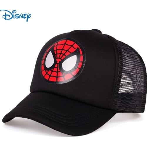 Disney Marvel Hat Spider Childrens Hat Baseball Hat Breathable Adjustable Baby Boys Girls Multicolor Superhero Outdoor Cap