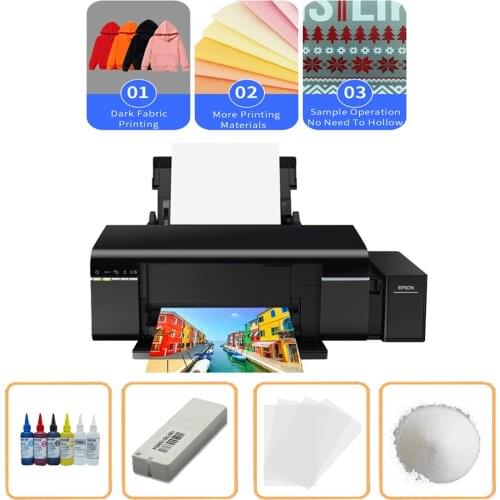 Vilaxh A3 White Ink Printer For Epson L1800 DTF Printer Heat Transfer PET Film Converted Printer heat transfer printer