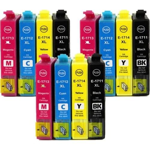 T1711-T1714 compatible ink cartridge for EPSON XP-33 XP-103 XP-203 XP-207 XP-303 XP-306 XP-403 XP-406 XP-313 printers full ink