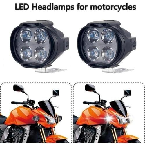 Headlight Spot Lights Head Lamp DC12V12WLow Power Consumption LED Front Driving Light Headlamp car Motorcycle Accessories