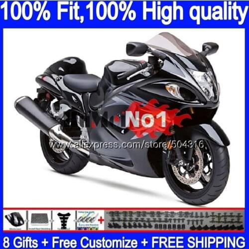 Injection For SUZUKI GSXR-1300 GSXR 1300 Hayabusa 30MC.51Stock black GSXR1300 2008 2013 2014 2015 2016 08 13 14 15 16 Fairing