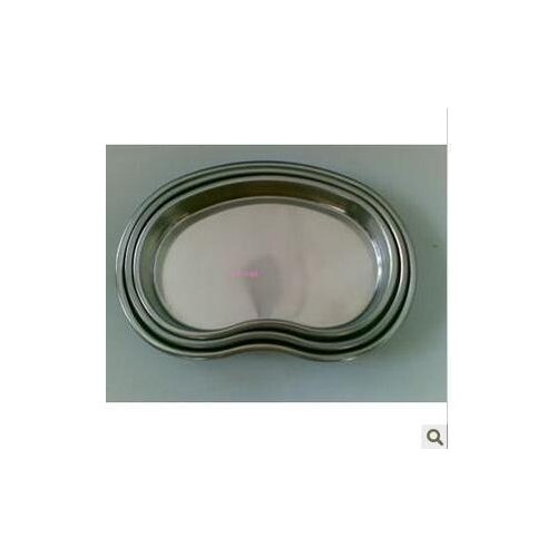 10pcs small size 19*11*2.5cm 201 curved plate exquisite stainless steel kidney dish plate instrument tray