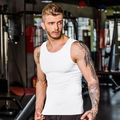 Slimming Men Vest Shapewear Body Underwear Vest Corset Tummy Body Abdomen Waist Trimmer Quick Dry Male Leotard Shapers