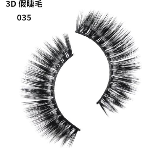 1 Pairs Real Fake eyelashes 3D Cross False Eyelashes Messy Mink Lashes Soft Eyelash Extension Makeup tool Top sale 04