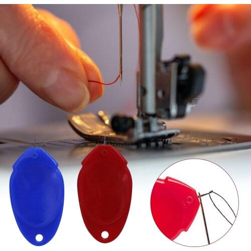 10Pcs Plastic Wire Loop DIY Needle Threader FNeedle Threader Hand Machine Sewing Stitch Insertion Tool For Sewing Crafting