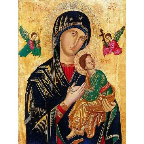 Region Orthodox Icon DIY 11CT Embroidery Cross Stitch Kits Craft Needlework Set Printed Canvas Cotton Thread Home Sell