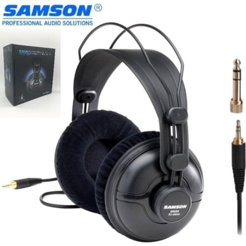 Original Samson SR950 Professional monitoring headphones fully closed type headset for studio recording
