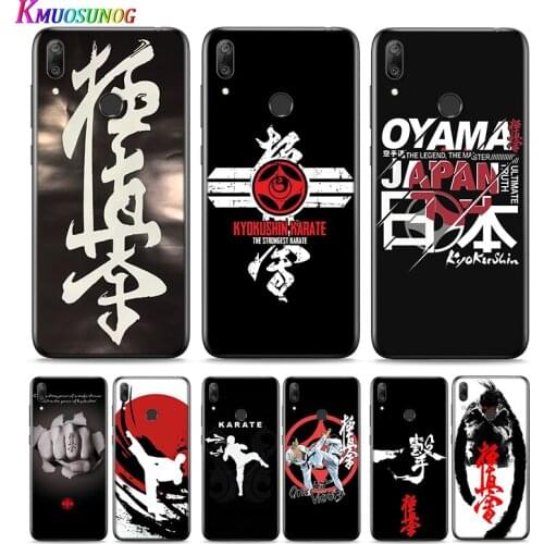 Oyama Kyokushin Karate For Huawei P Smart 2021 2020 Z S Mate 40 RS 30 20 20X 10 Pro Plus Lite 2019 Silicone Phone Case