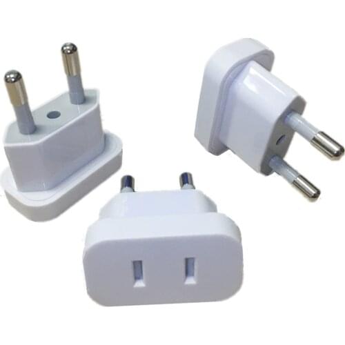 Power Plug Converter Travel Adapter US to EU Europe High Power