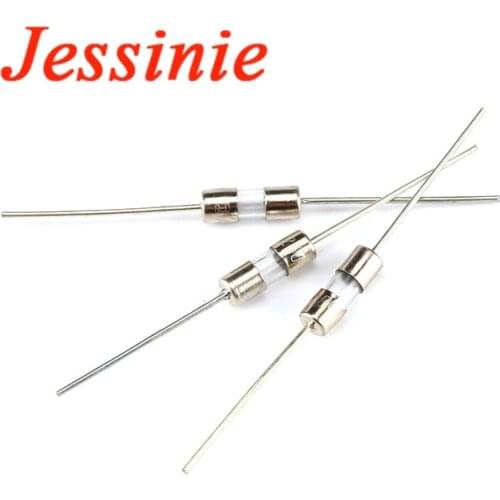 10pcs/lot Glass Tube Fuse Fast Break With Pin 3x10mm 3*10mm 0.5A 1A 2A 3A 5A 250V