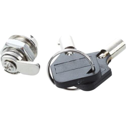 Drop shipping Cabinet Door Quarter Turn Security Tubular Cam Lock w Keys