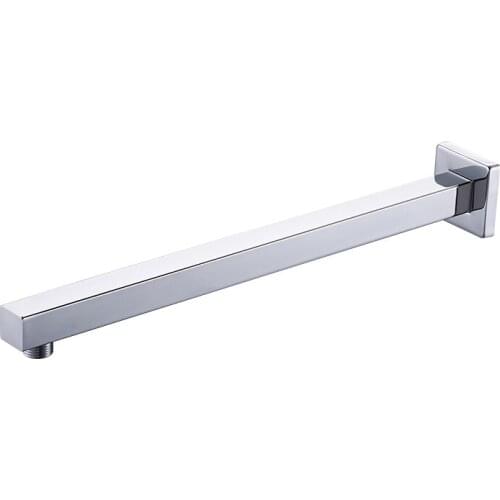 Factory direct sale bathroom accessories square brass shower arm shower connecting rod