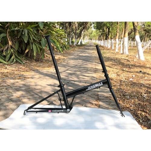 Anemos 20/22 Inch Folding Bike Frame BMX 406/451 Travel Casual 22 Speed Folding Bicycle Steel Frame
