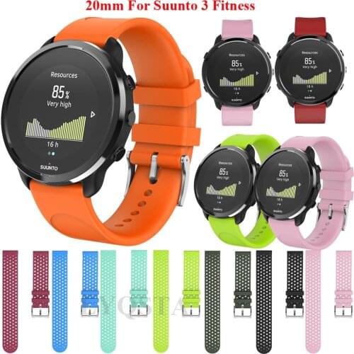 Replacement Watch Band Soft Silicone Breathable Wristband Straps For Suunto 3 Fitness Sports Smart Bracelet Accessories Correa