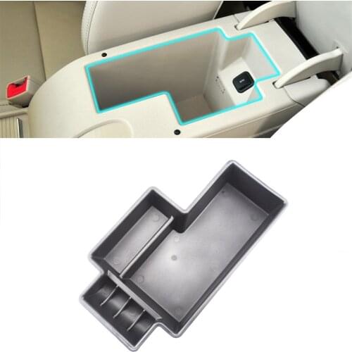 Car Armrest Storage Box Glove Box Tray For Skoda Superb 2009 2011 2012 2013 2014 2015 Auto Accessories