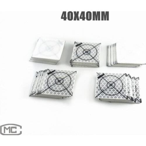 100PCS REFLECTOR SHEET 40X40MM REFLECTIVE TARGET FOR TOTAL STATION