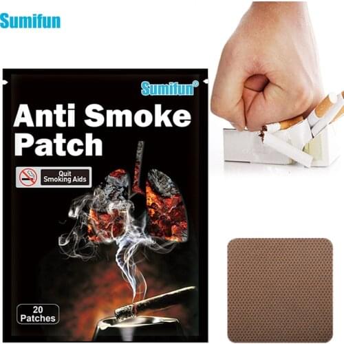 20pcs Pure Natural Herbal Stop Smoking Patch Anti Smoke Herbal Patches Control Release Smoke Away Quit Smoking Patches K05501