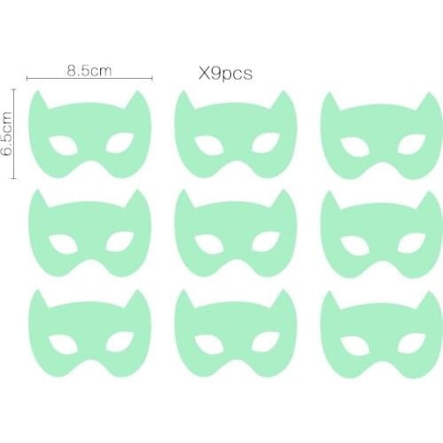 3213 6.5cm*8.5cm*9pcs a set Peeping eyes Luminous generation finely carved removable wall stickers for stylish childrens room