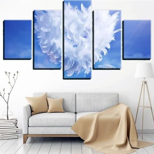 5 Pieces Wall Art Canvas Painting Home Decorative For Living Room Bedroom Cuadros Poster Modular Framework Pictures