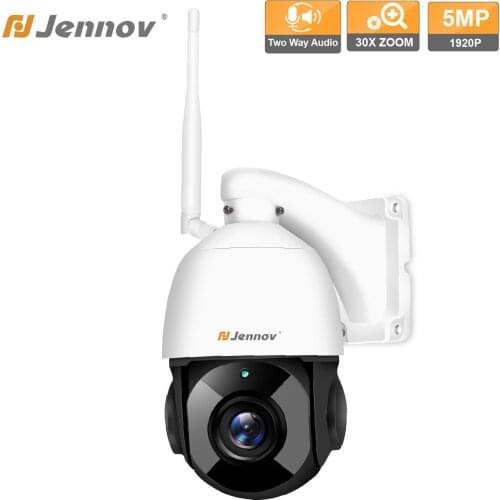 5MP HD Wifi IP PTZ 30X ZOOM Speed Dome Video Security Camera ONVIF Auto Cruise Two Way Audio Outdoor Waterproof IR Night Vision