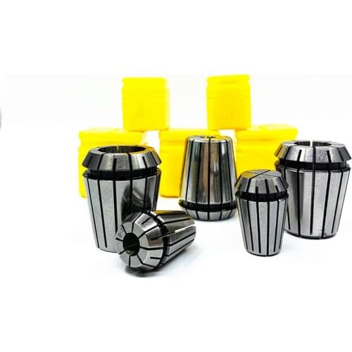 HOT 1PCS ER8 ER11 ER16 ER20 ER25 ER32 ER40 ER spring collet chuck for CNC milling tool holder Engraving machine spindle motor