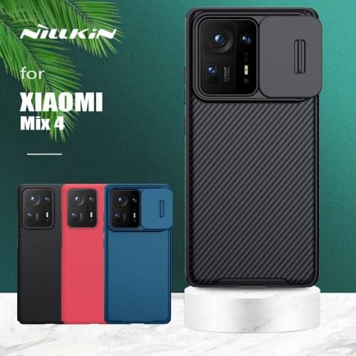 For Xiaomi Mix 4 Case Nillkin CamShield Slide Camera Case Slim Hard PC Frosted Shield Textured Back Cover for Xiaomi Mix 4 Case