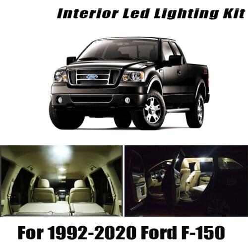 For Ford F-150 F150 F 150 1992-2018 2019 2020 Canbus Vehicle LED Interior Map Dome Trunk Light Bulbs Car Lighting Accessories