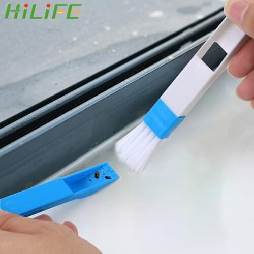 HILIFE Household Keyboard Home Kitchen Long Handle Detachable Folding Brush Window Groove Cleaning Brush 2 in 1 Multipurpose