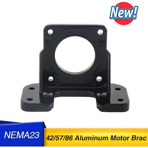 42/57/86 step servo motor bracket Aluminum horizontal mounting motor base for NEMA17/23/34 motor Thickened material